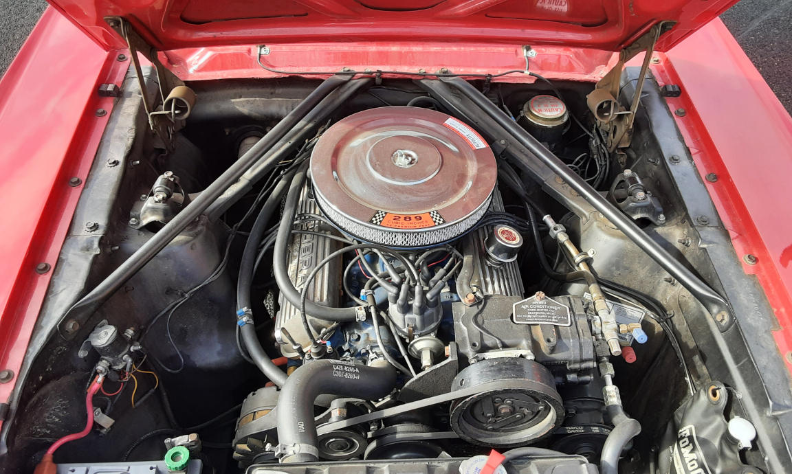 Ford Mustang - CABRIOLET ROUGE CODE A GT 1966